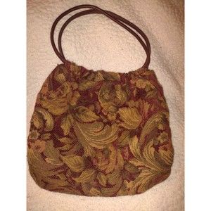 Large HOBO International Carpet Tapestry Bag Purse